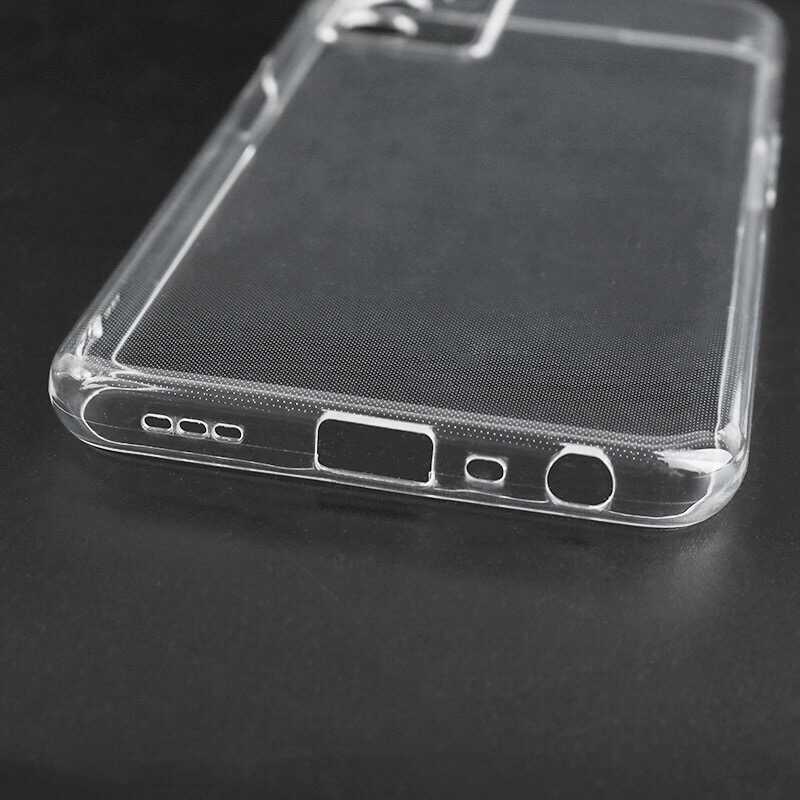 Oppo A16 Kılıf Zore Süper Silikon Kapak Renksiz