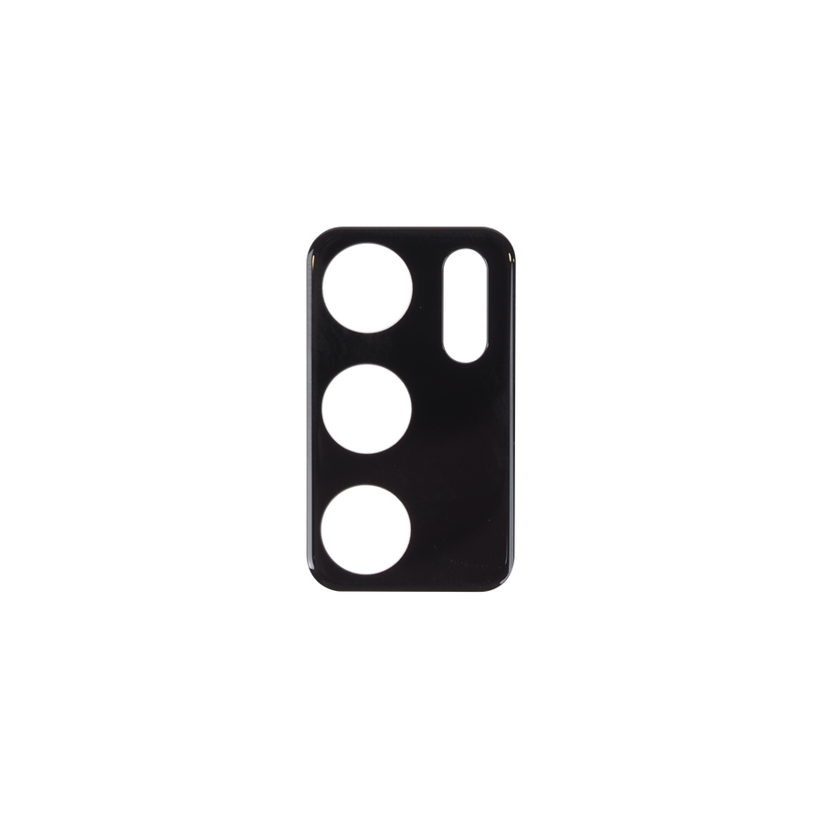 Oppo A16 Zore 3D Kamera Camı Siyah