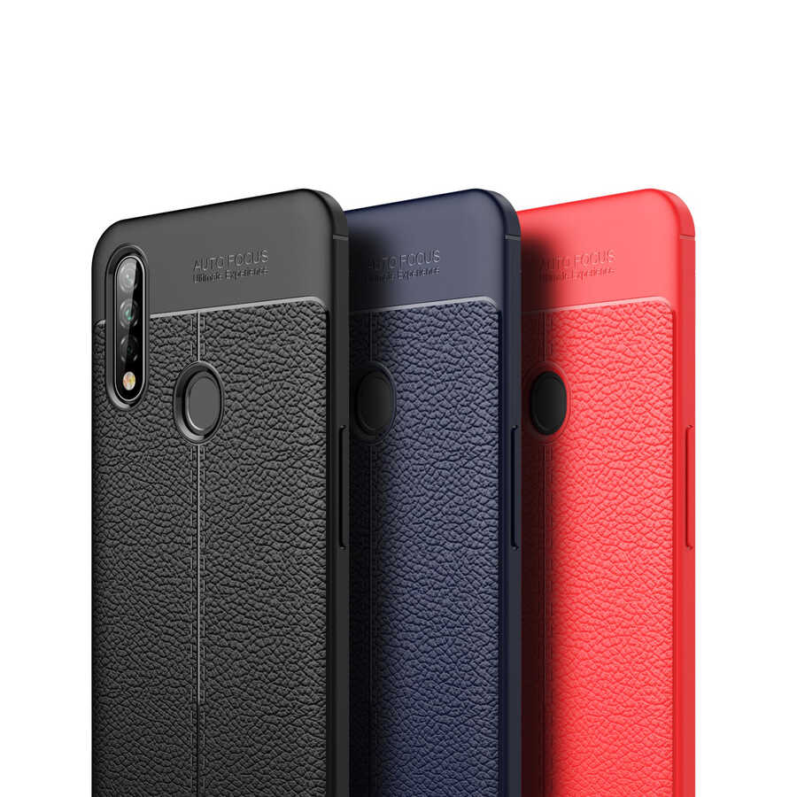 Oppo A31 Kılıf Zore Niss Silikon Kapak Kırmızı
