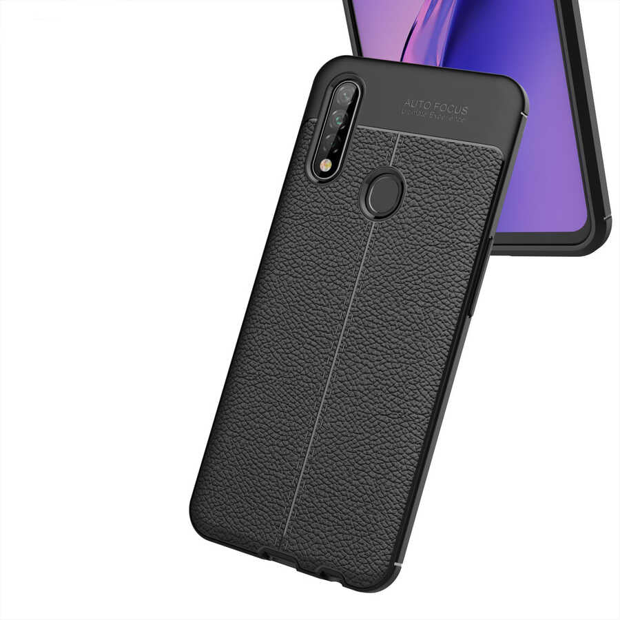 Oppo A31 Kılıf Zore Niss Silikon Kapak Kırmızı