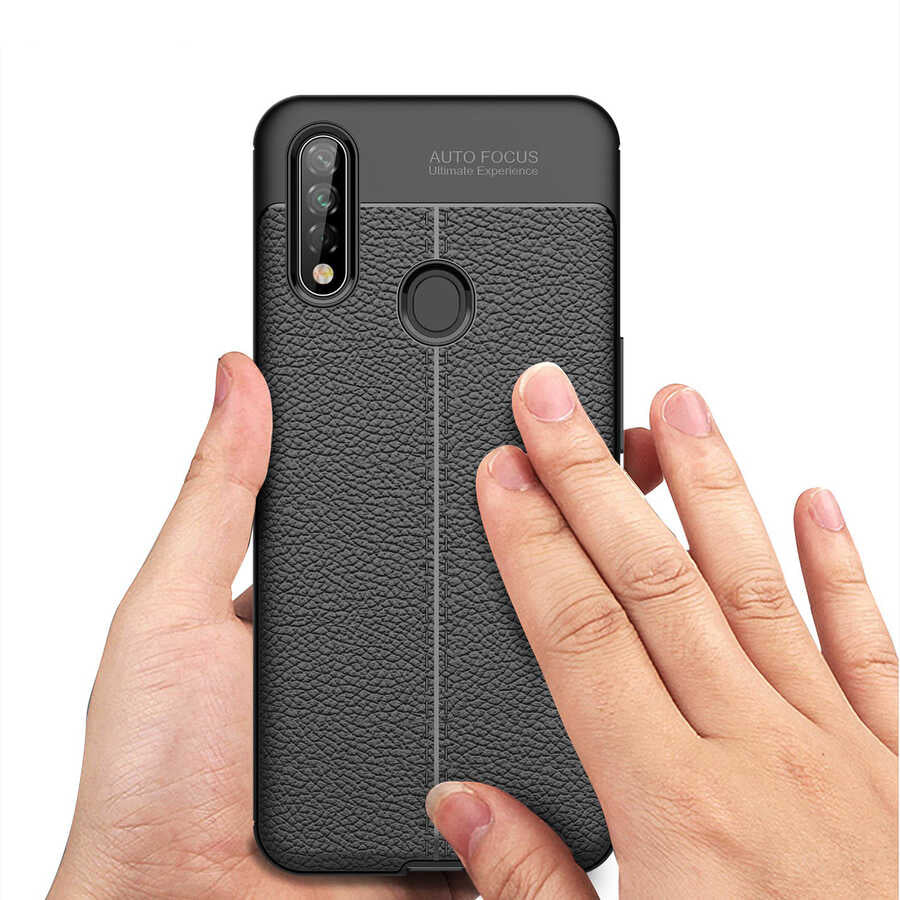 Oppo A31 Kılıf Zore Niss Silikon Kapak Kırmızı