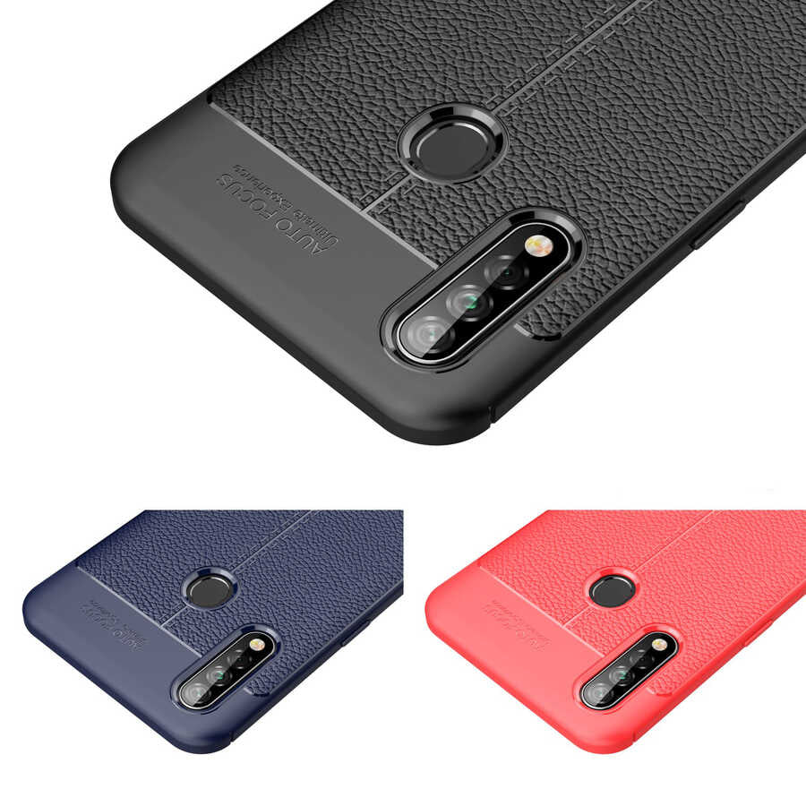 Oppo A31 Kılıf Zore Niss Silikon Kapak Kırmızı