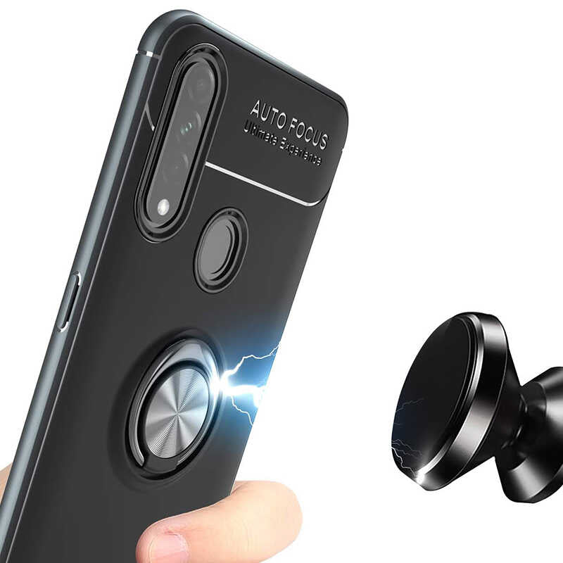 Oppo A31 Kılıf Zore Ravel Silikon Kapak Kırmızı