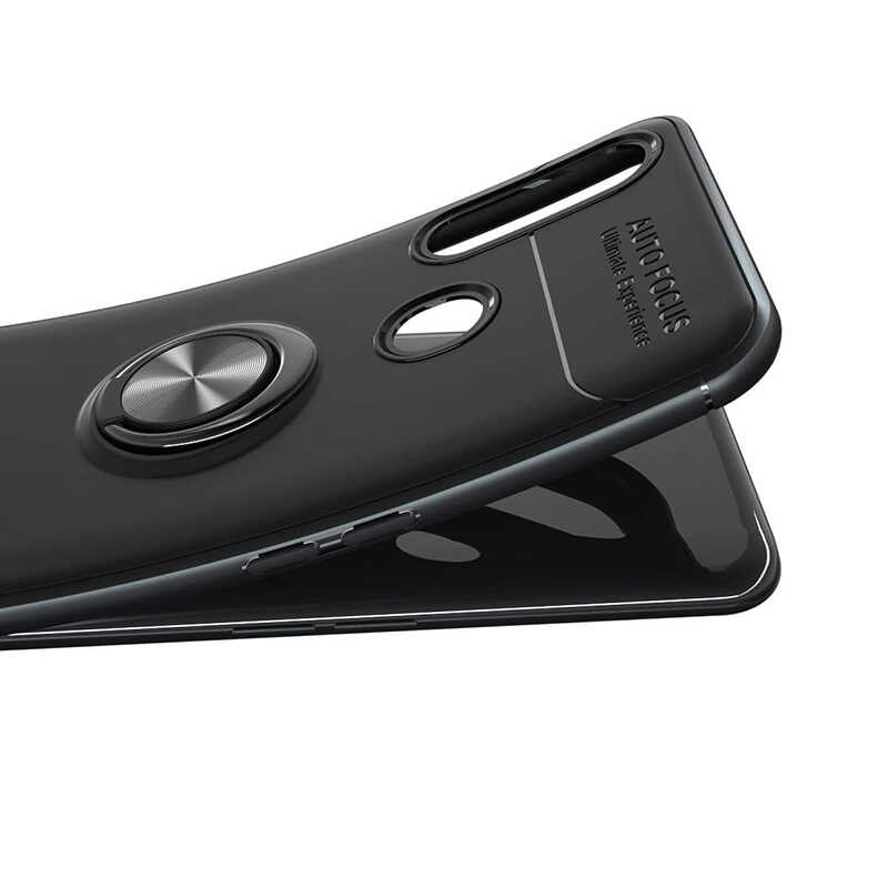 Oppo A31 Kılıf Zore Ravel Silikon Kapak Siyah