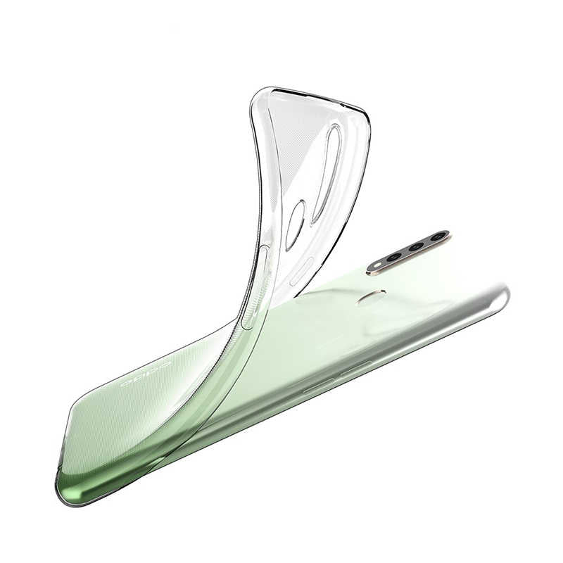 Oppo A31 Kılıf Zore Süper Silikon Kapak Renksiz