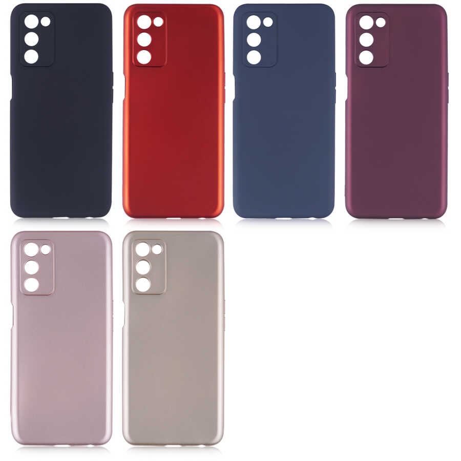 Oppo A55 5G Kılıf Zore Premier Silikon Kapak Siyah