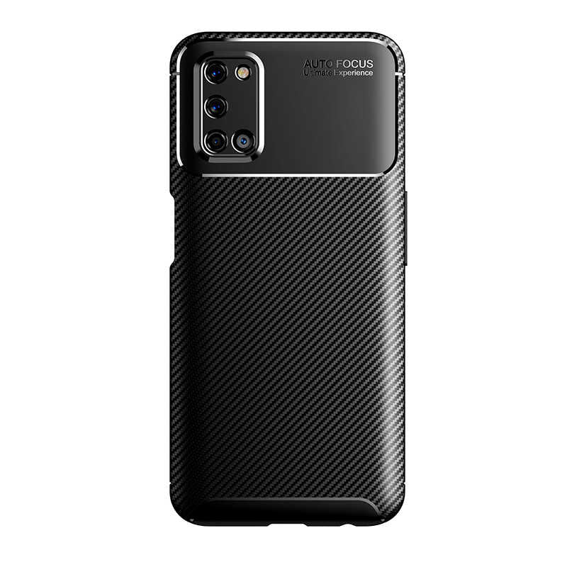 Oppo A72 Kılıf Zore Negro Silikon Kapak Siyah