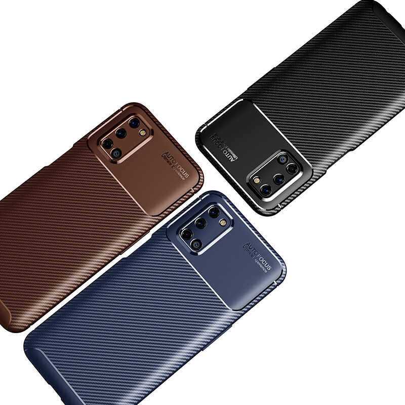 Oppo A72 Kılıf Zore Negro Silikon Kapak Siyah