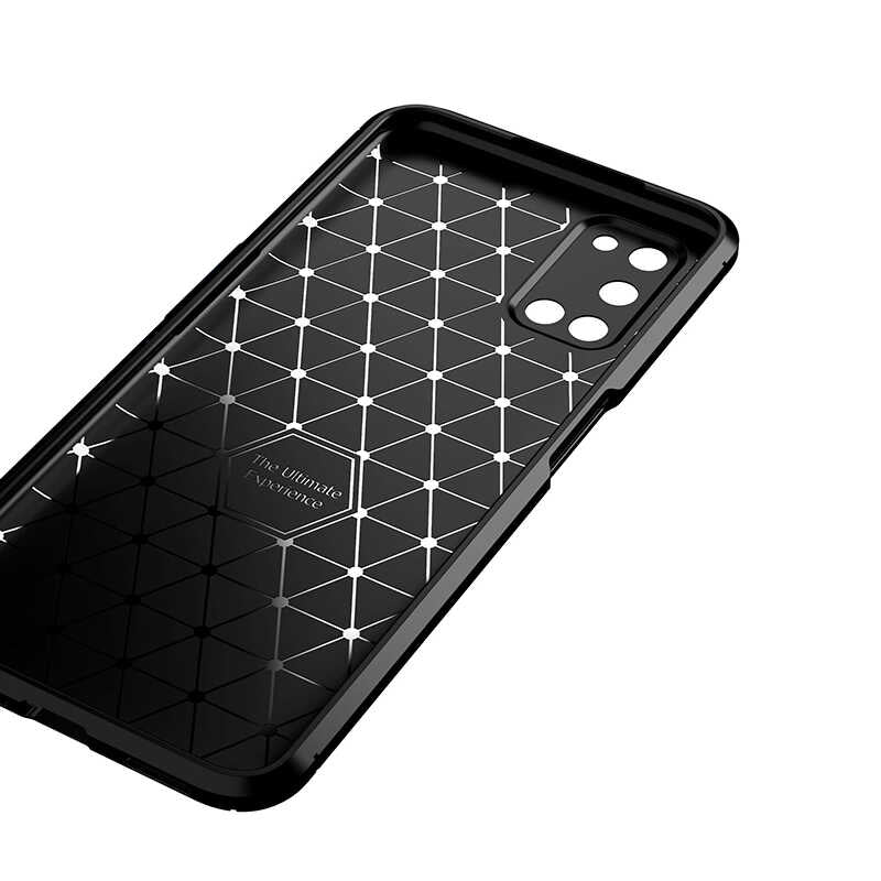 Oppo A72 Kılıf Zore Negro Silikon Kapak Siyah