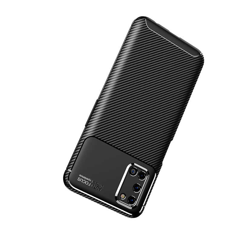 Oppo A72 Kılıf Zore Negro Silikon Kapak Siyah