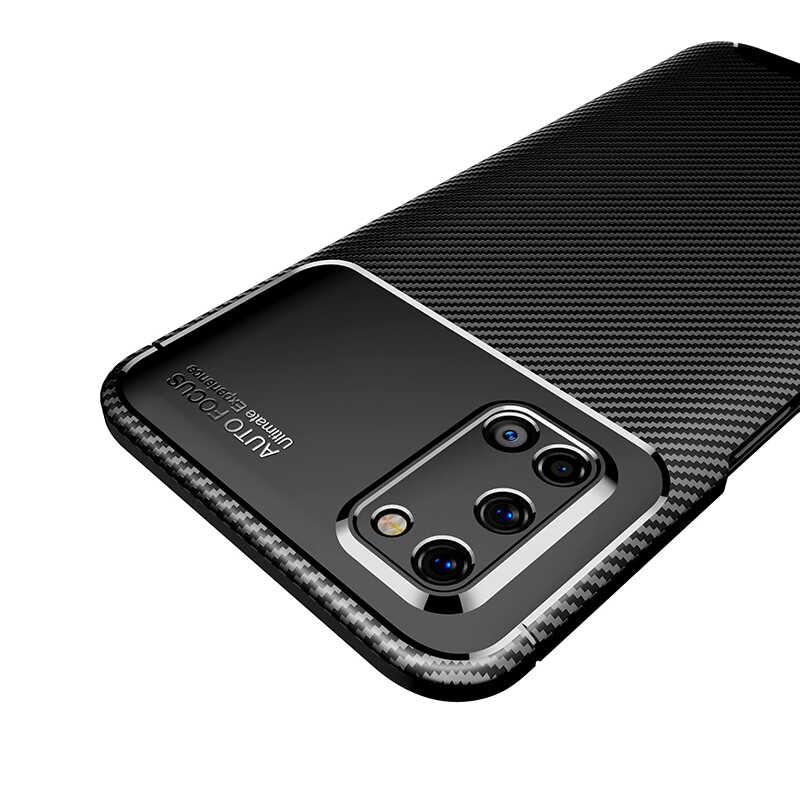 Oppo A72 Kılıf Zore Negro Silikon Kapak Siyah