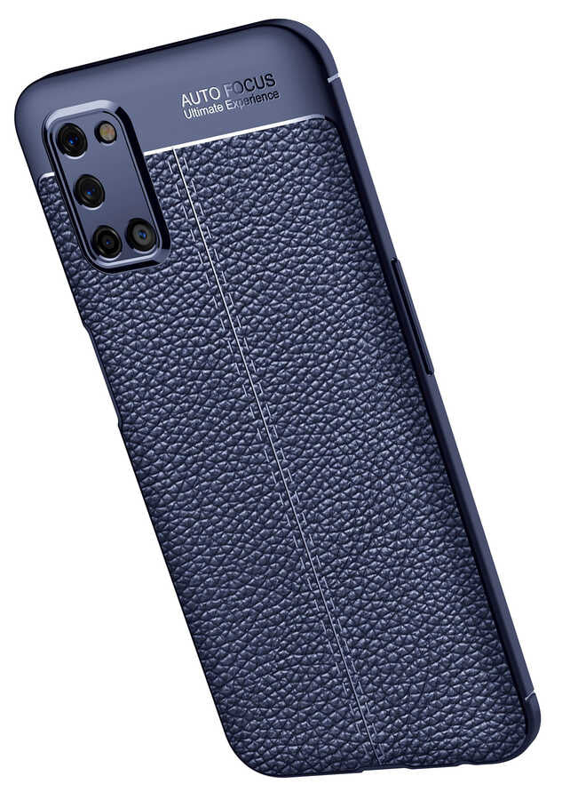 Oppo A72 Kılıf Zore Niss Silikon Kapak Kırmızı