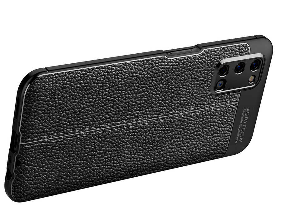 Oppo A72 Kılıf Zore Niss Silikon Kapak Siyah