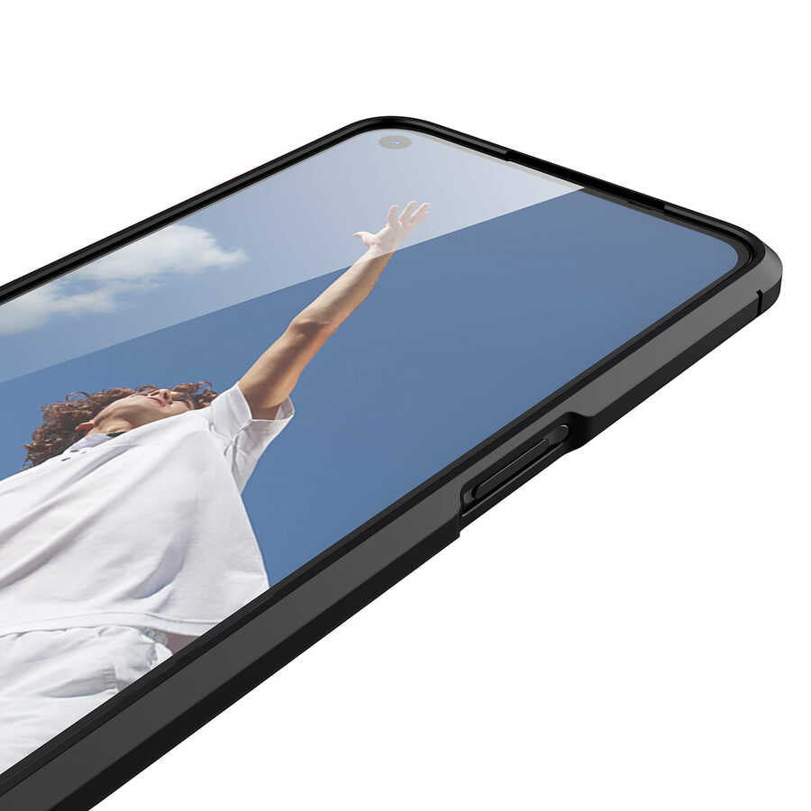 Oppo A72 Kılıf Zore Niss Silikon Kapak Kırmızı