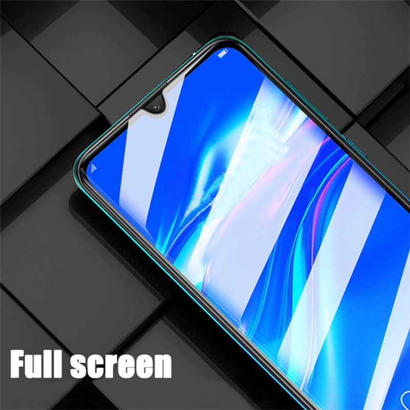 Oppo A9 2020 Zore Kenarları Kırılmaya Dayanıklı Cam Ekran Koruyucu Siyah