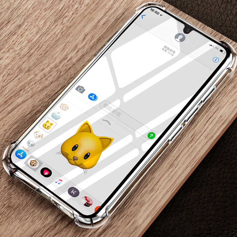 Oppo A9 2020 Kılıf Zore Nitro Anti Shock Silikon Renksiz