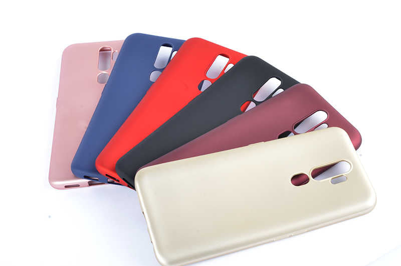Oppo A9 2020 Kılıf Zore Premier Silikon Kapak Rose Gold