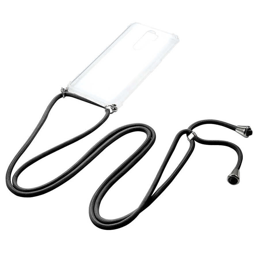 Oppo A9 2020 Kılıf Zore X-Rop Kapak Renksiz