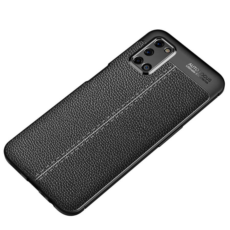 Oppo A92 Kılıf Zore Niss Silikon Kapak Kırmızı