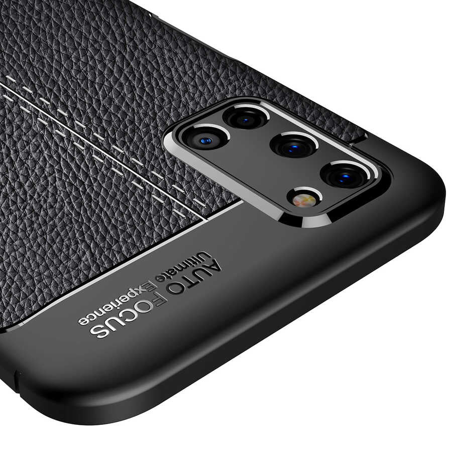 Oppo A92 Kılıf Zore Niss Silikon Kapak Lacivert