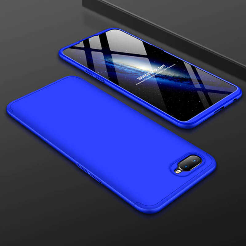 Oppo AX7 Kılıf Zore Ays Kapak Mavi