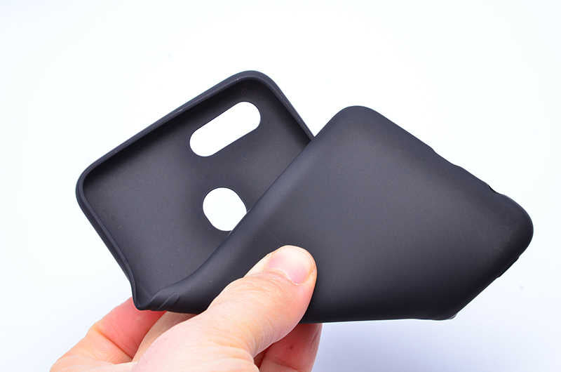 Oppo AX7 Kılıf Zore Premier Silikon Kapak Mürdüm