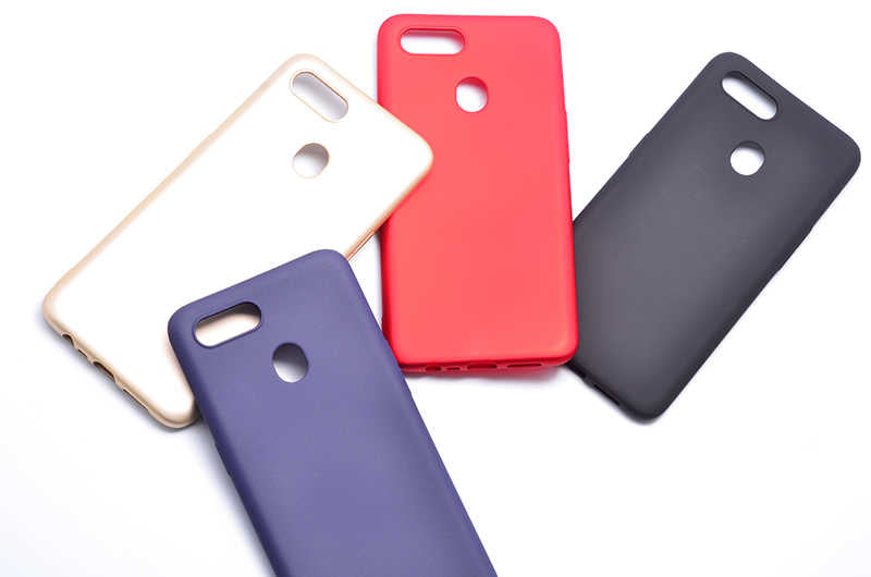 Oppo AX7 Kılıf Zore Premier Silikon Kapak Kırmızı