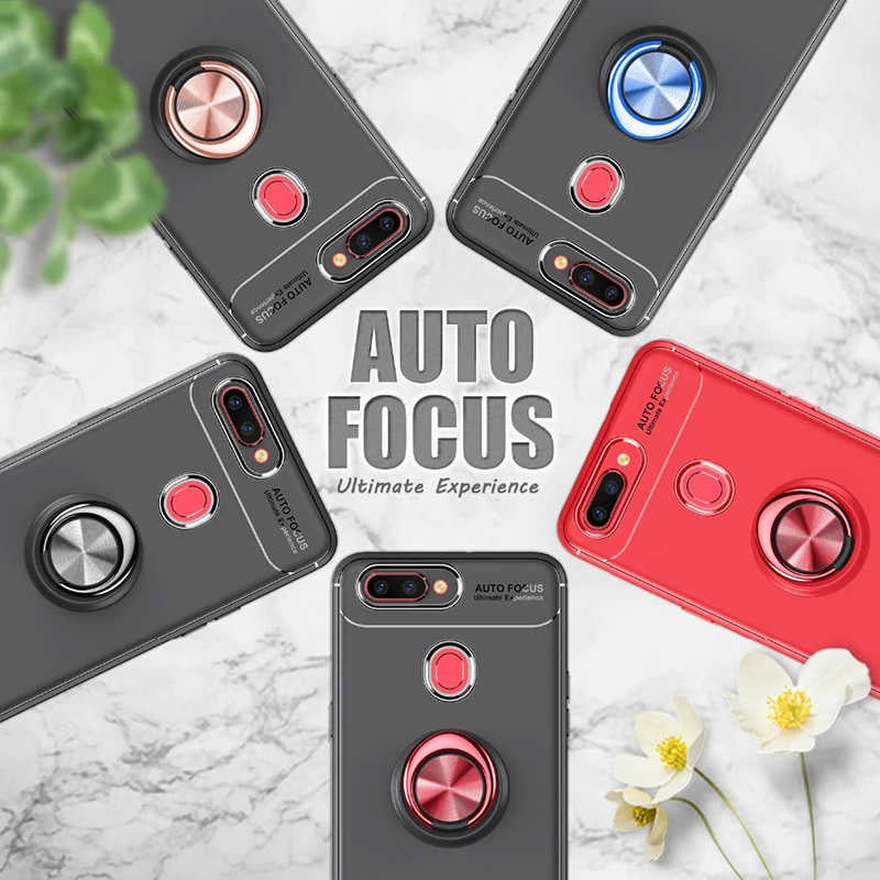 Oppo AX7 Kılıf Zore Ravel Silikon Kapak Mavi