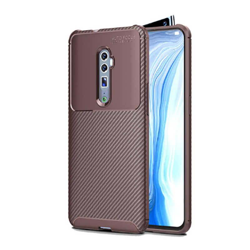 Oppo Reno 10X Zoom Kılıf Zore Negro Silikon Kapak Siyah