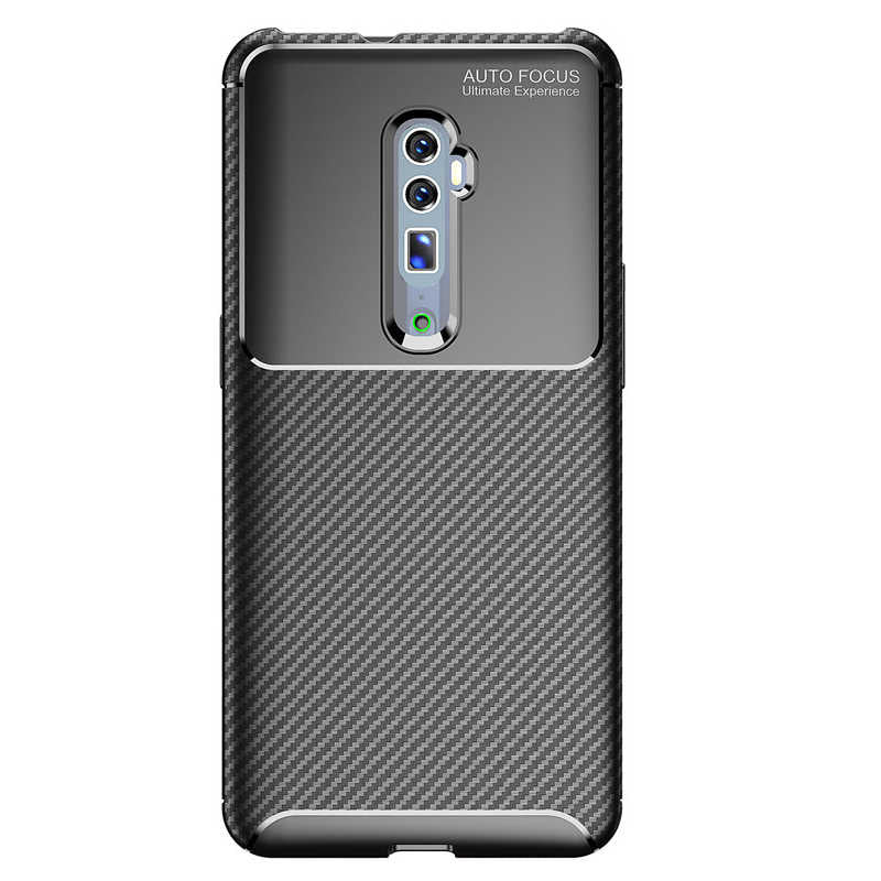 Oppo Reno 10X Zoom Kılıf Zore Negro Silikon Kapak Lacivert