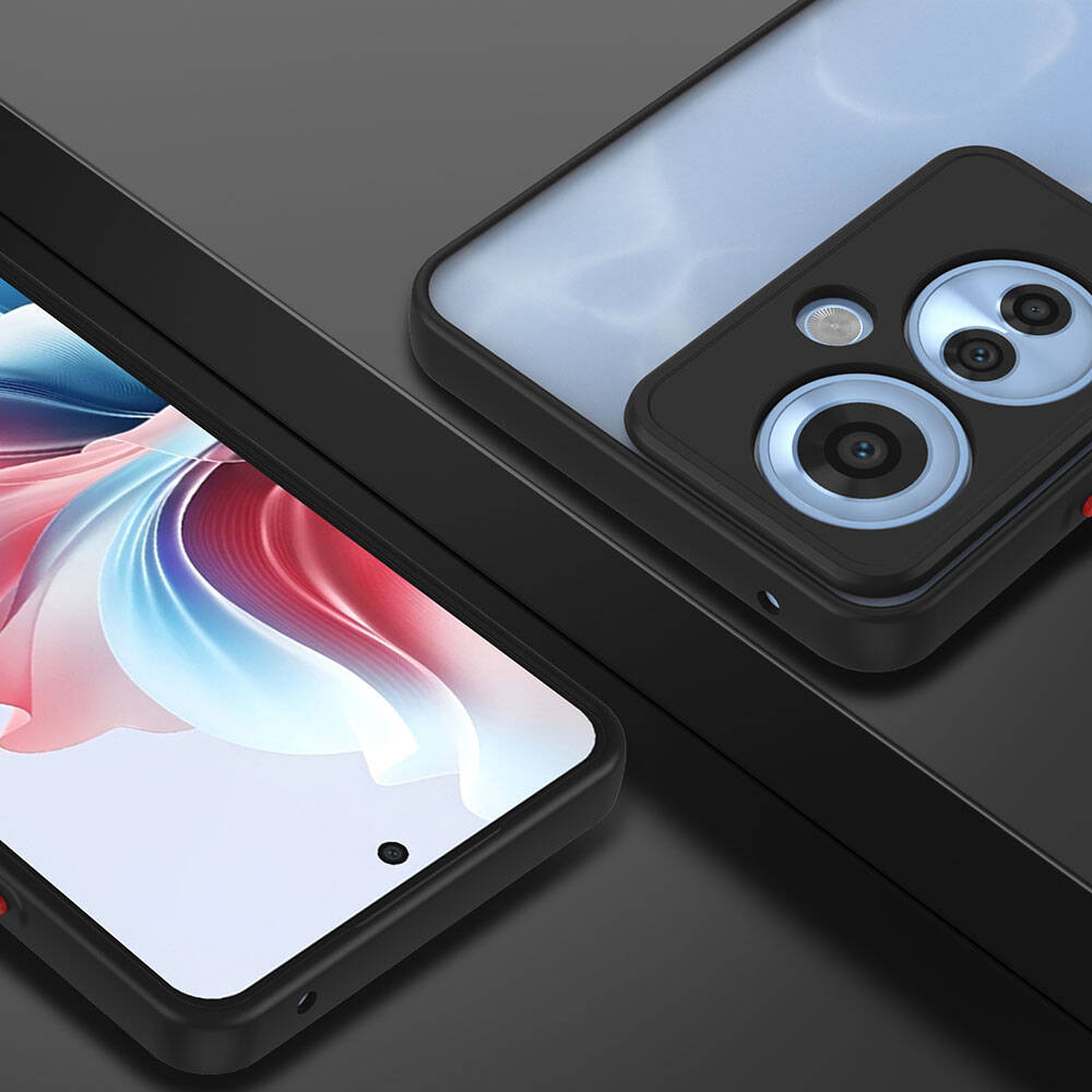 Oppo Reno 11F 5G Kılıf Zore Hux Kapak Lacivert