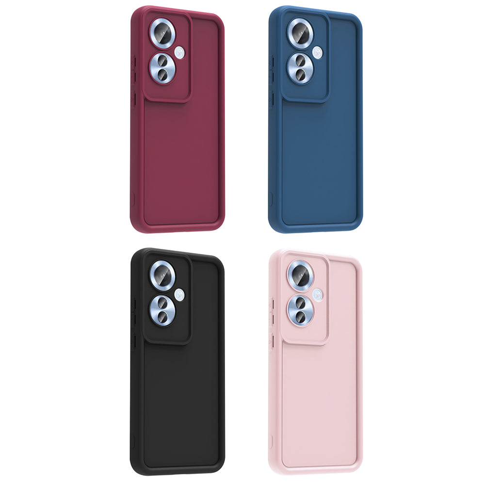 Oppo Reno 11F Kılıf Kamera Korumalı Zore Ananas Kapak Koyu Yeşil