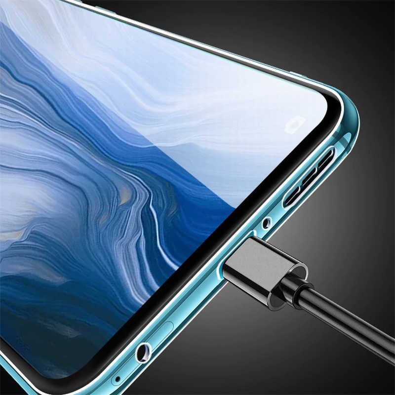 Oppo Reno 2 Kılıf Zore Süper Silikon Kapak Renksiz