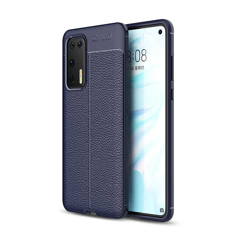 Huawei P40 Kılıf Zore Niss Silikon Kapak Kırmızı