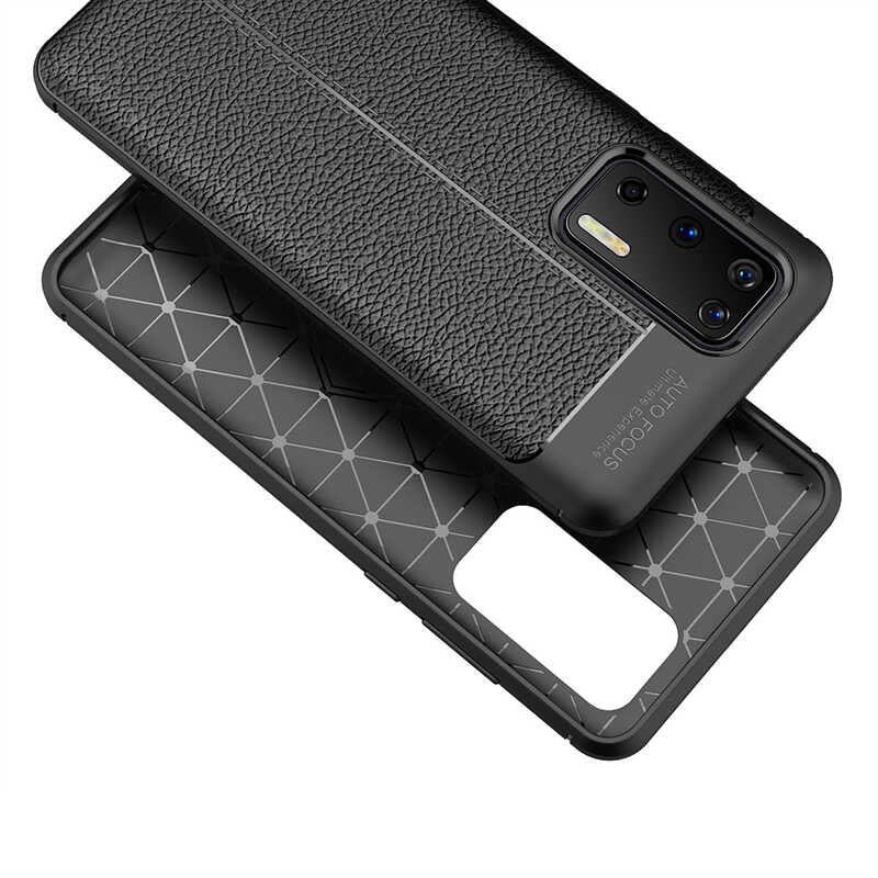 Huawei P40 Kılıf Zore Niss Silikon Kapak Lacivert