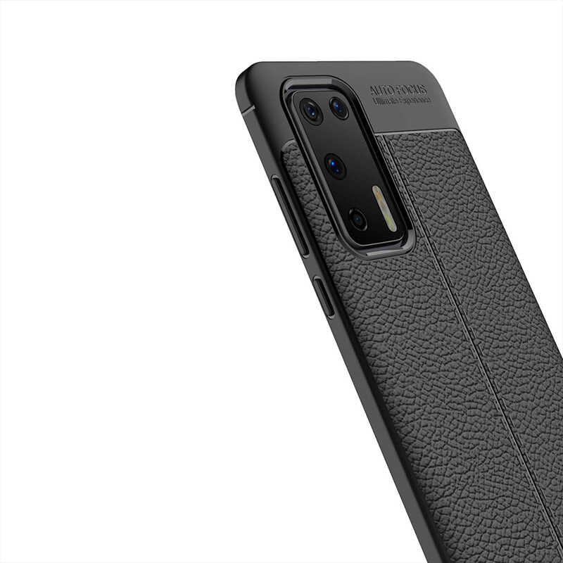 Huawei P40 Kılıf Zore Niss Silikon Kapak Kırmızı