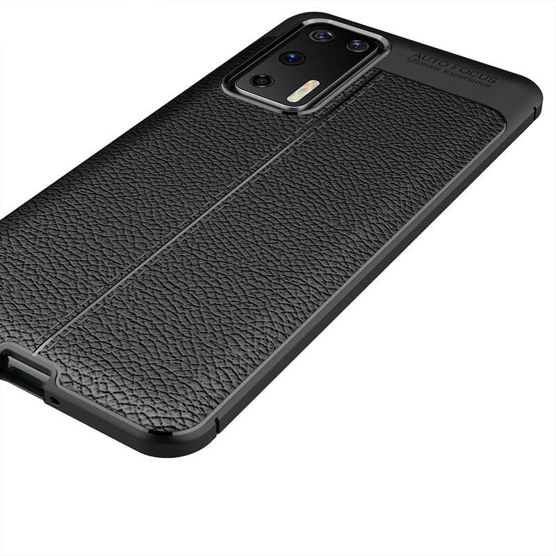 Huawei P40 Kılıf Zore Niss Silikon Kapak Siyah