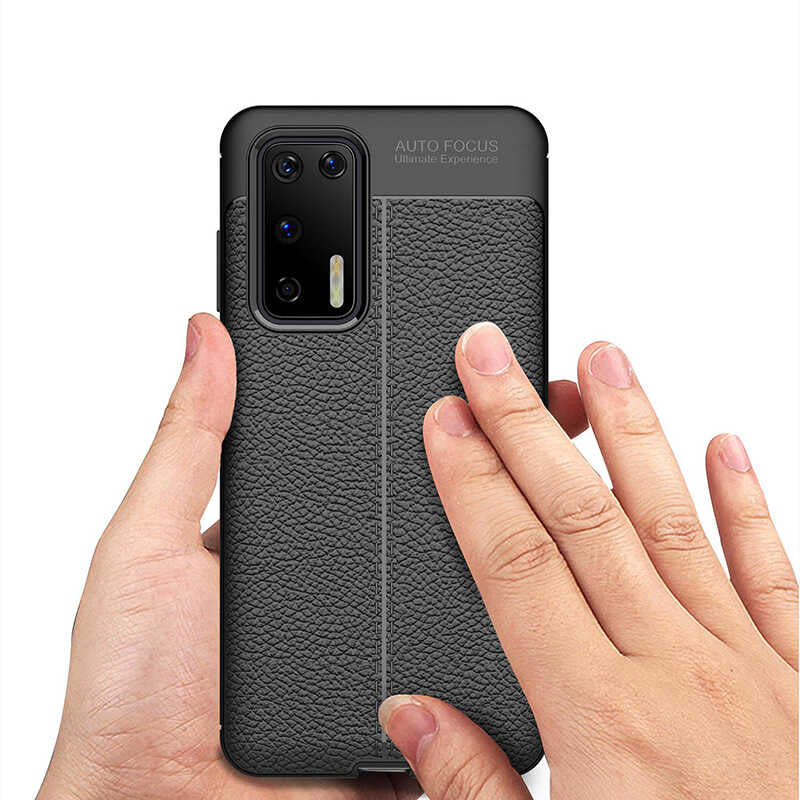 Huawei P40 Kılıf Zore Niss Silikon Kapak Kırmızı