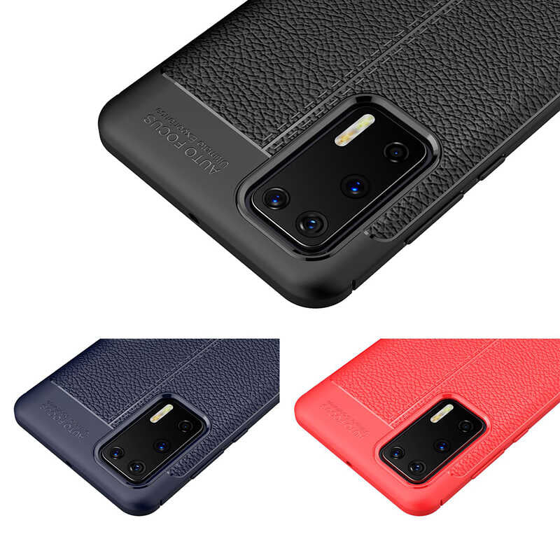 Huawei P40 Kılıf Zore Niss Silikon Kapak Lacivert