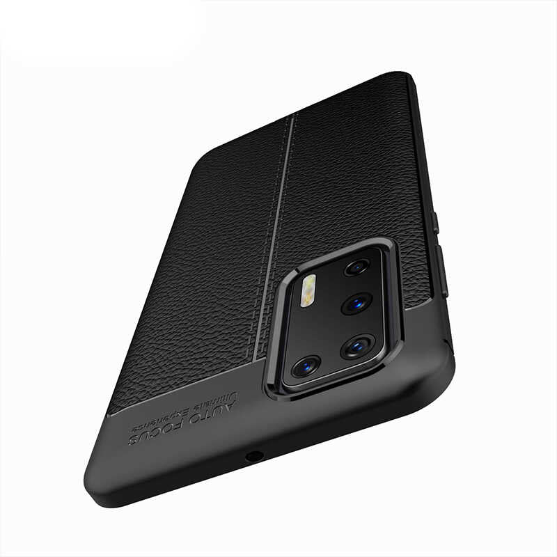 Huawei P40 Kılıf Zore Niss Silikon Kapak Lacivert