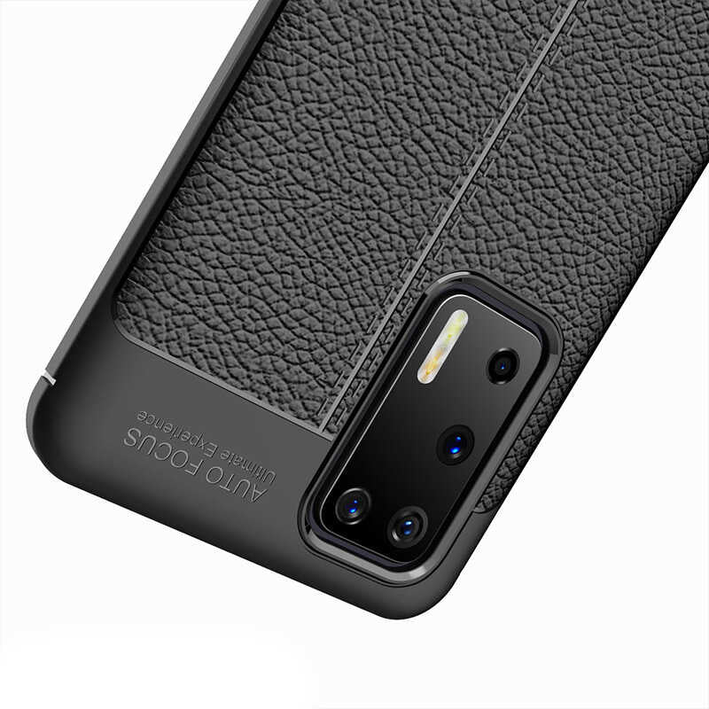 Huawei P40 Kılıf Zore Niss Silikon Kapak Siyah