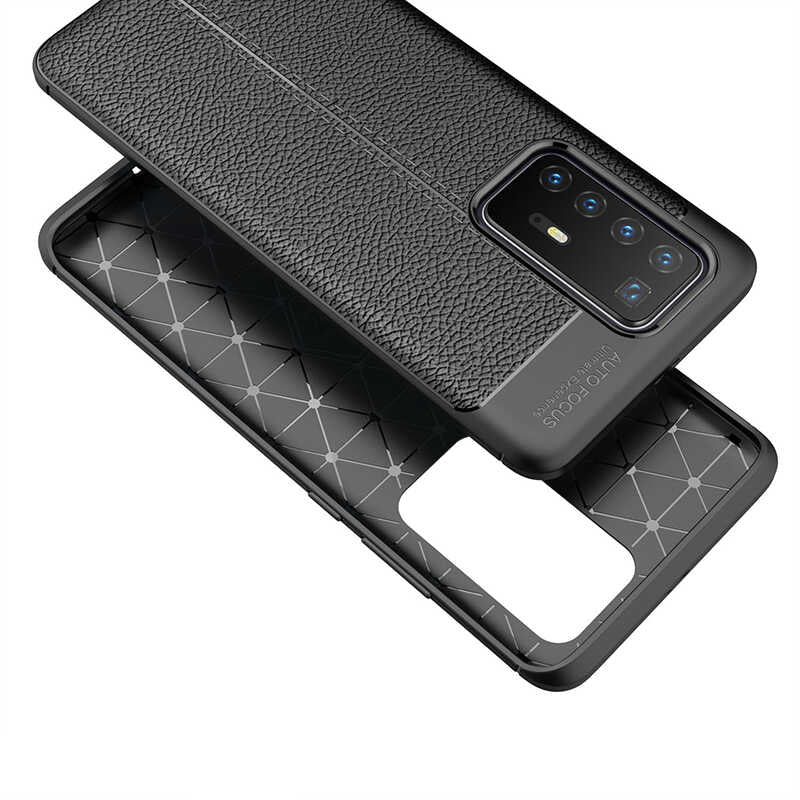 Huawei P40 Pro Kılıf Zore Niss Silikon Kapak Siyah