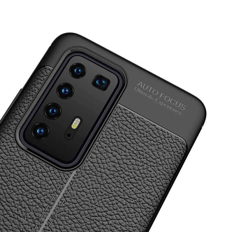 Huawei P40 Pro Kılıf Zore Niss Silikon Kapak Kırmızı