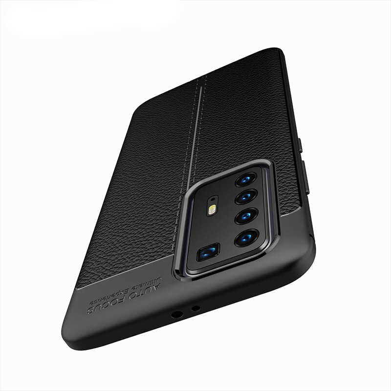 Huawei P40 Pro Kılıf Zore Niss Silikon Kapak Kırmızı