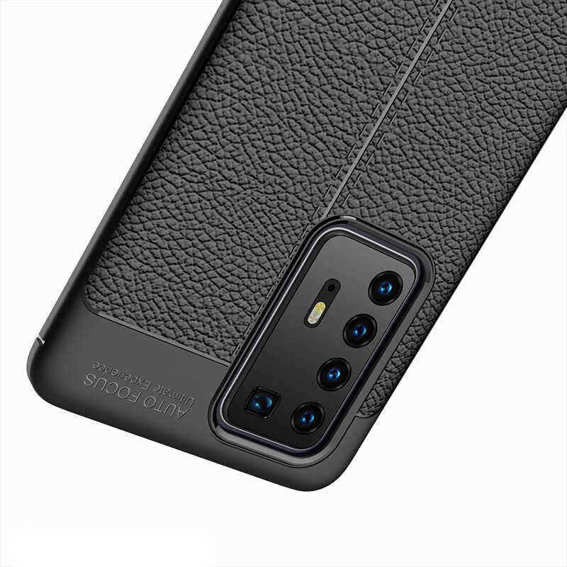 Huawei P40 Pro Kılıf Zore Niss Silikon Kapak Kırmızı