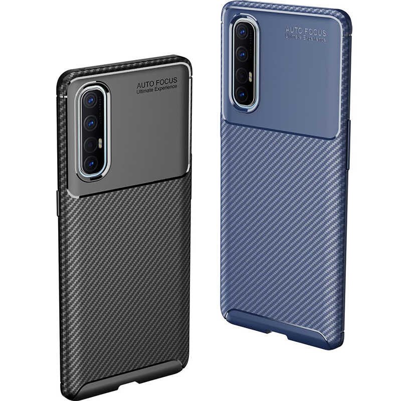 Oppo Reno 3 Pro 5G Kılıf Zore Negro Silikon Kapak Kahverengi