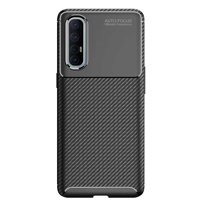 Oppo Reno 3 Pro 5G Kılıf Zore Negro Silikon Kapak Kahverengi