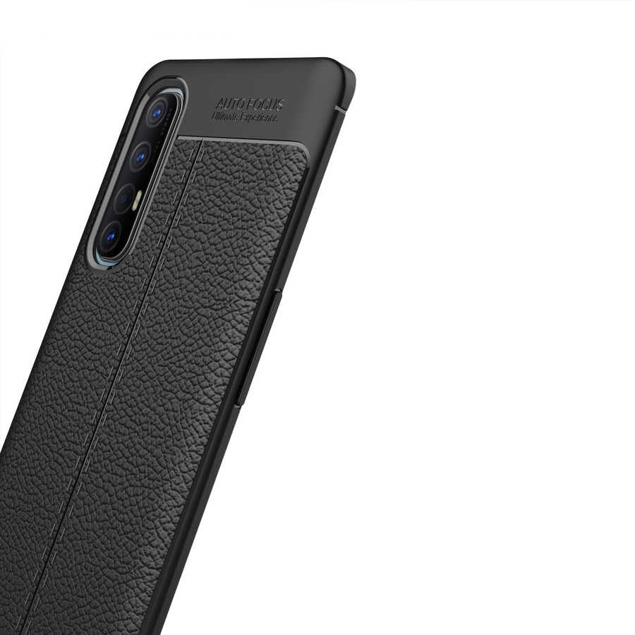 Oppo Reno 3 Pro 5G Kılıf Zore Niss Silikon Kapak Lacivert
