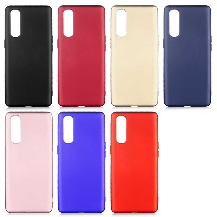 Oppo Reno 3 Pro 5G Kılıf Zore Premier Silikon Kapak Rose Gold