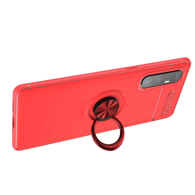 Oppo Reno 3 Pro 5G Kılıf Zore Ravel Silikon Kapak Mavi